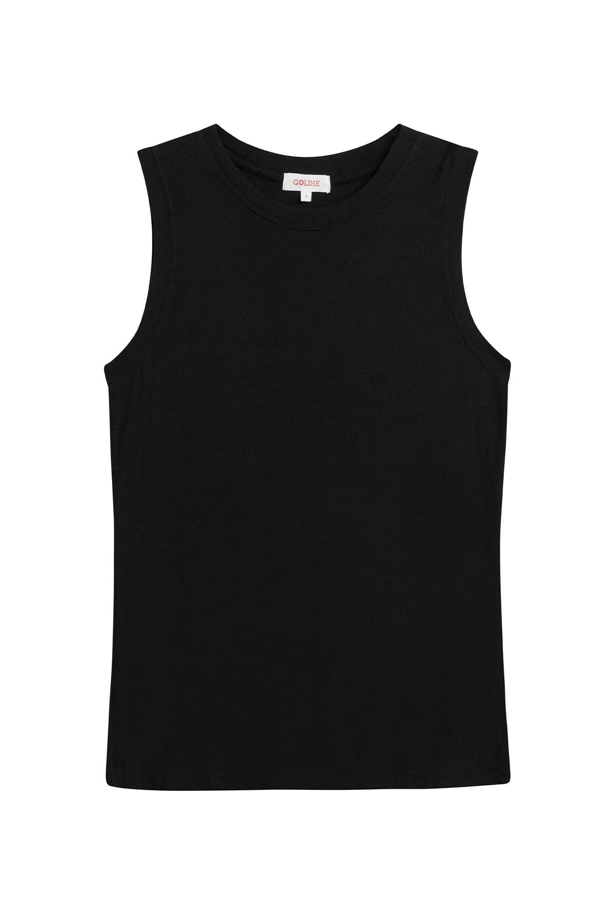 Ribbed Sleeveless Tee