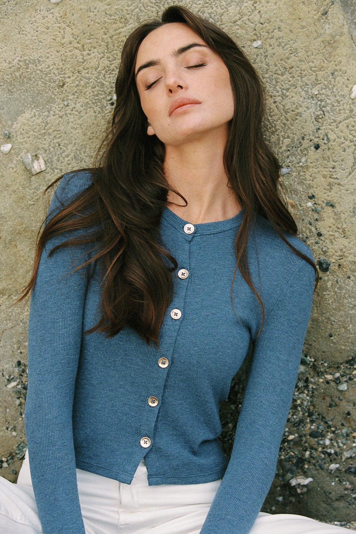 Marina Ribbed Crop Cardigan