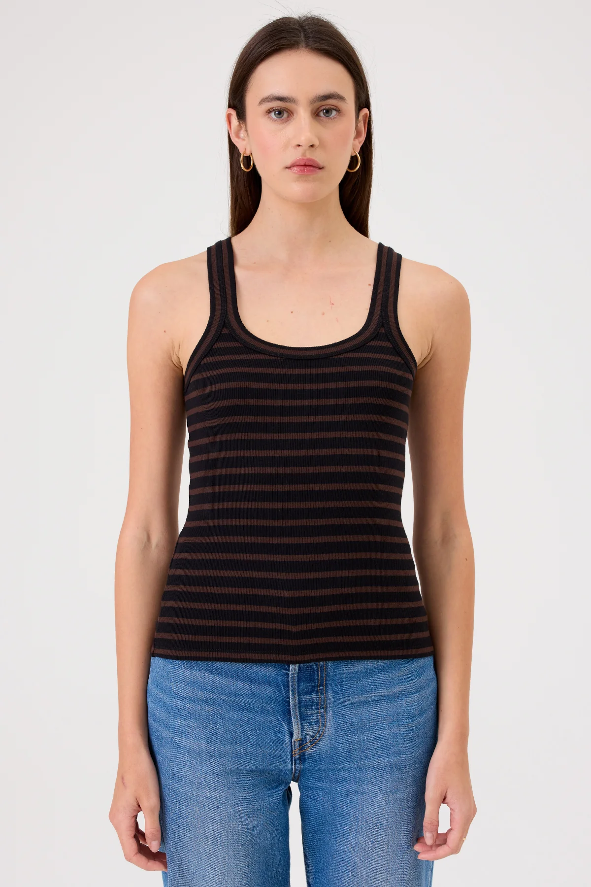 Angeline Striped Tank