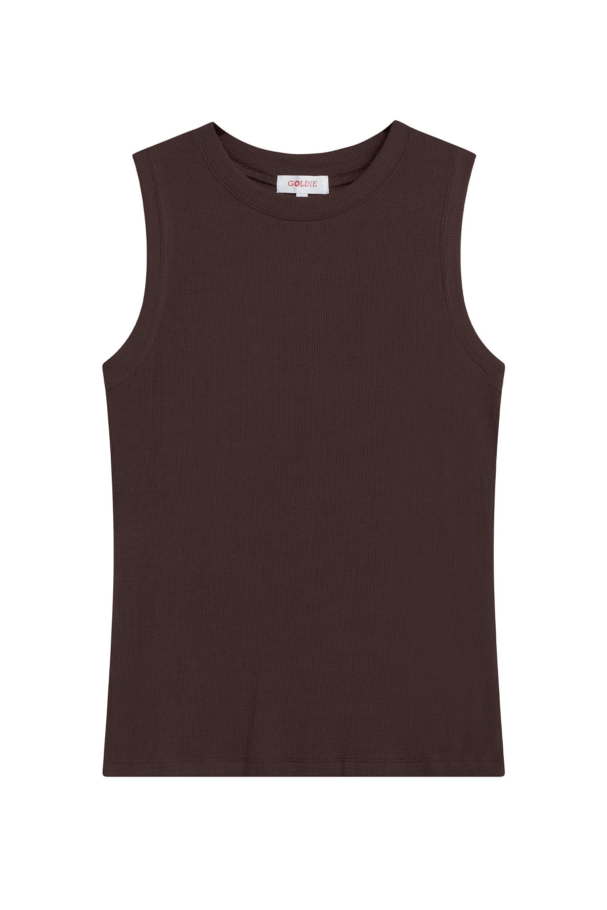 Ribbed Sleeveless Tee