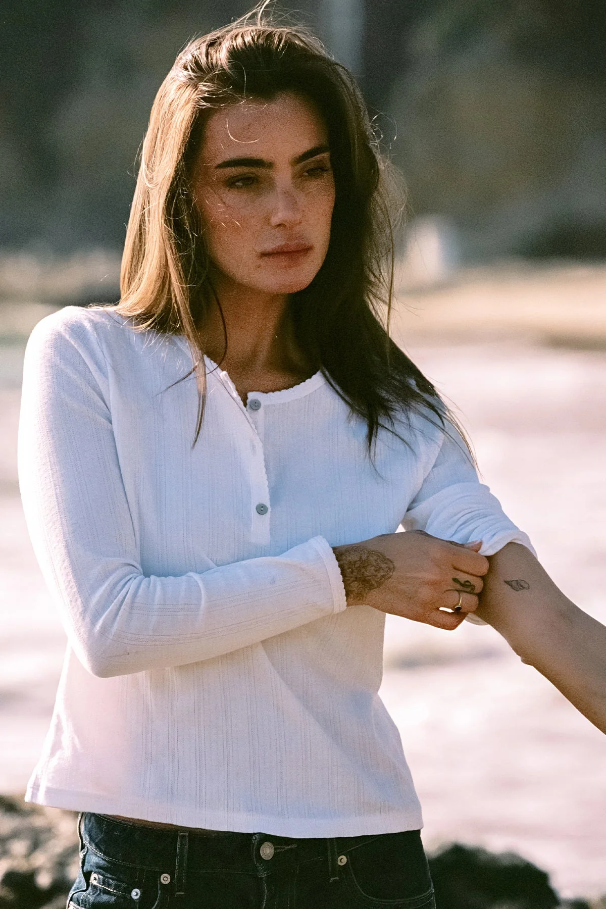 Sloane Pointelle Henley
