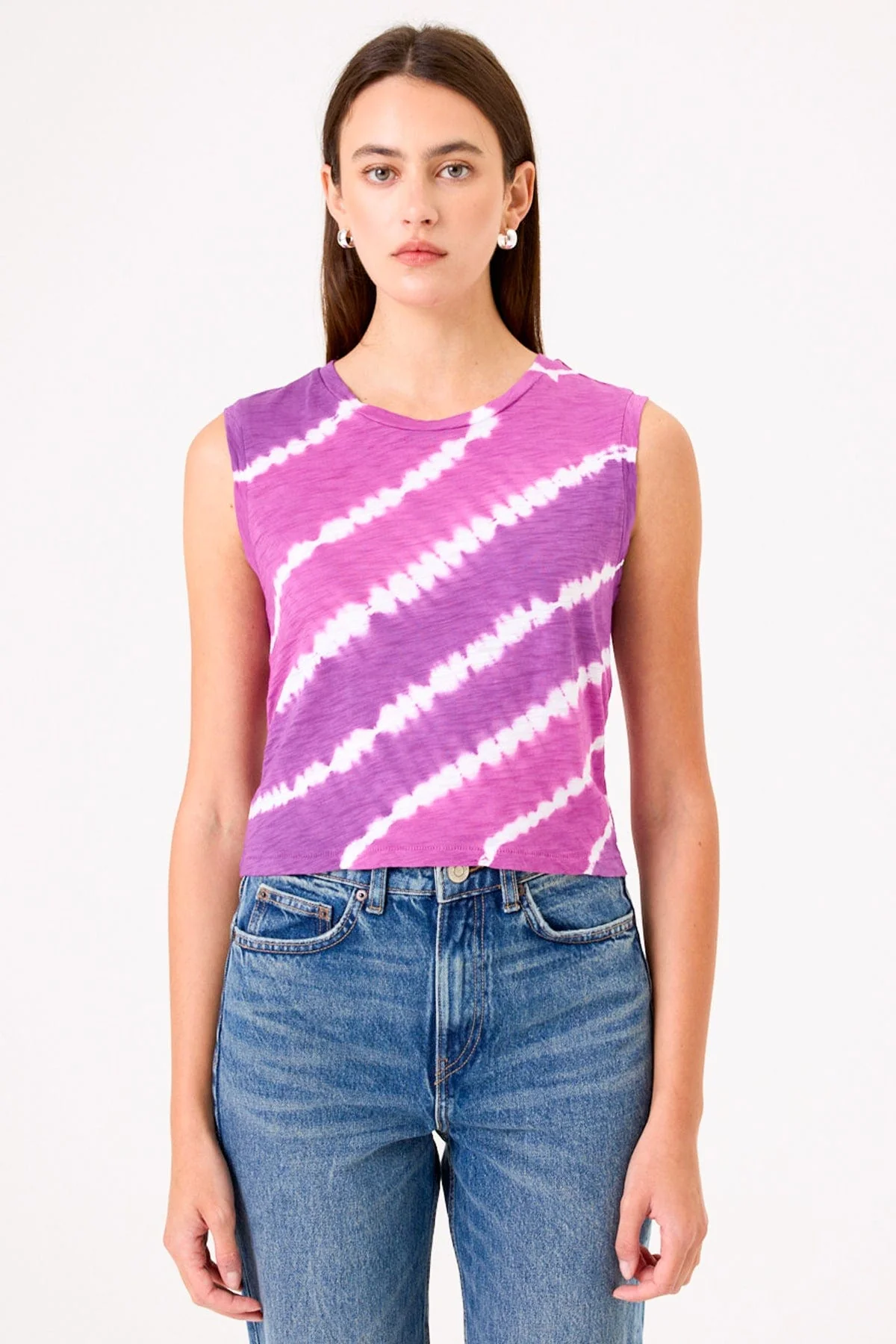 Lightning Tie Dye Crop Tank