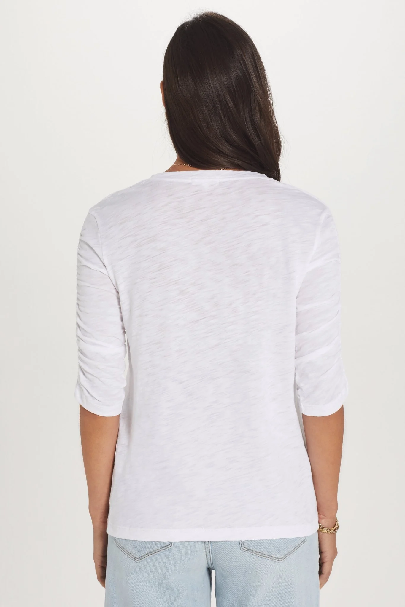 Ruched Half Sleeve Tee