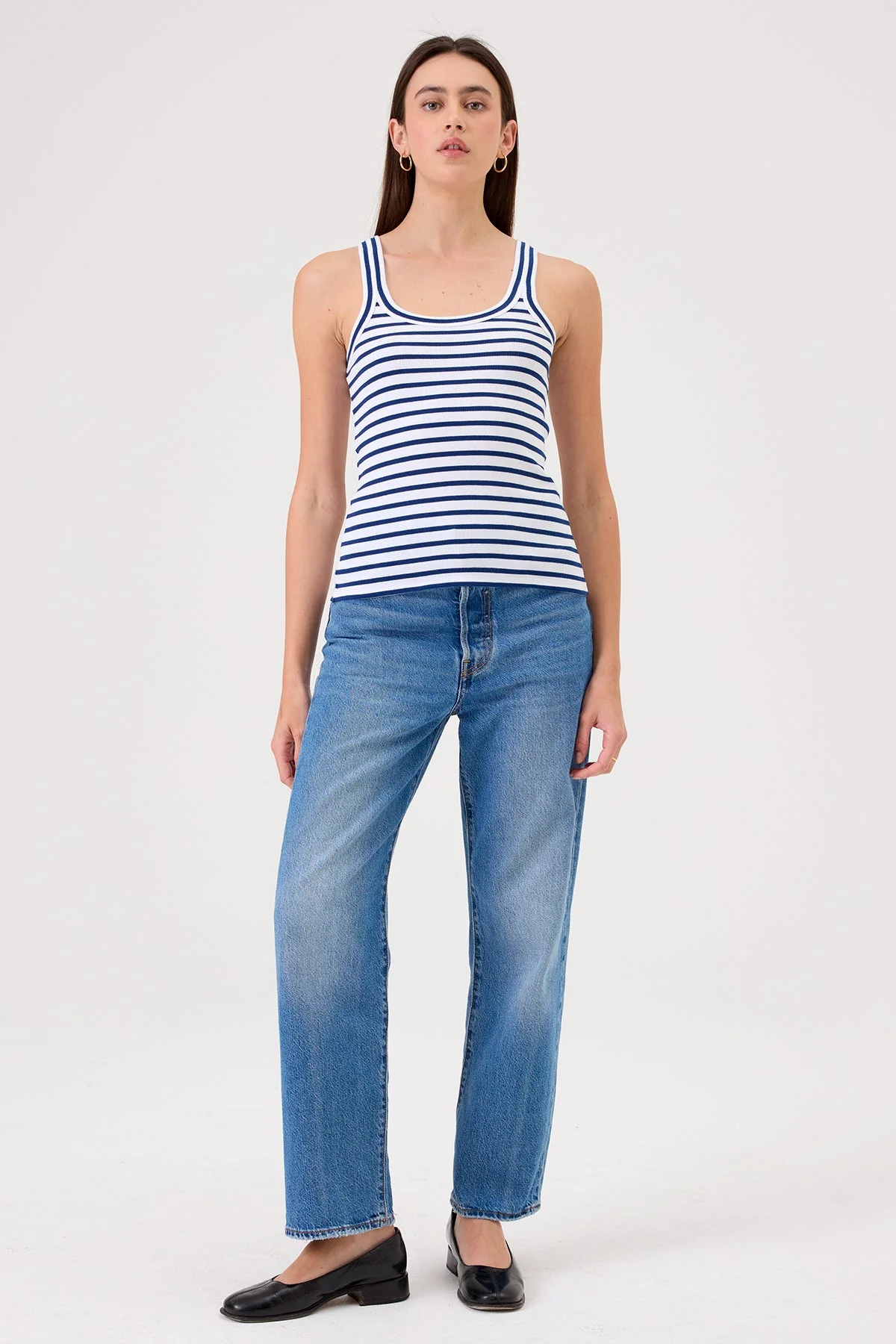 Angeline Striped Tank