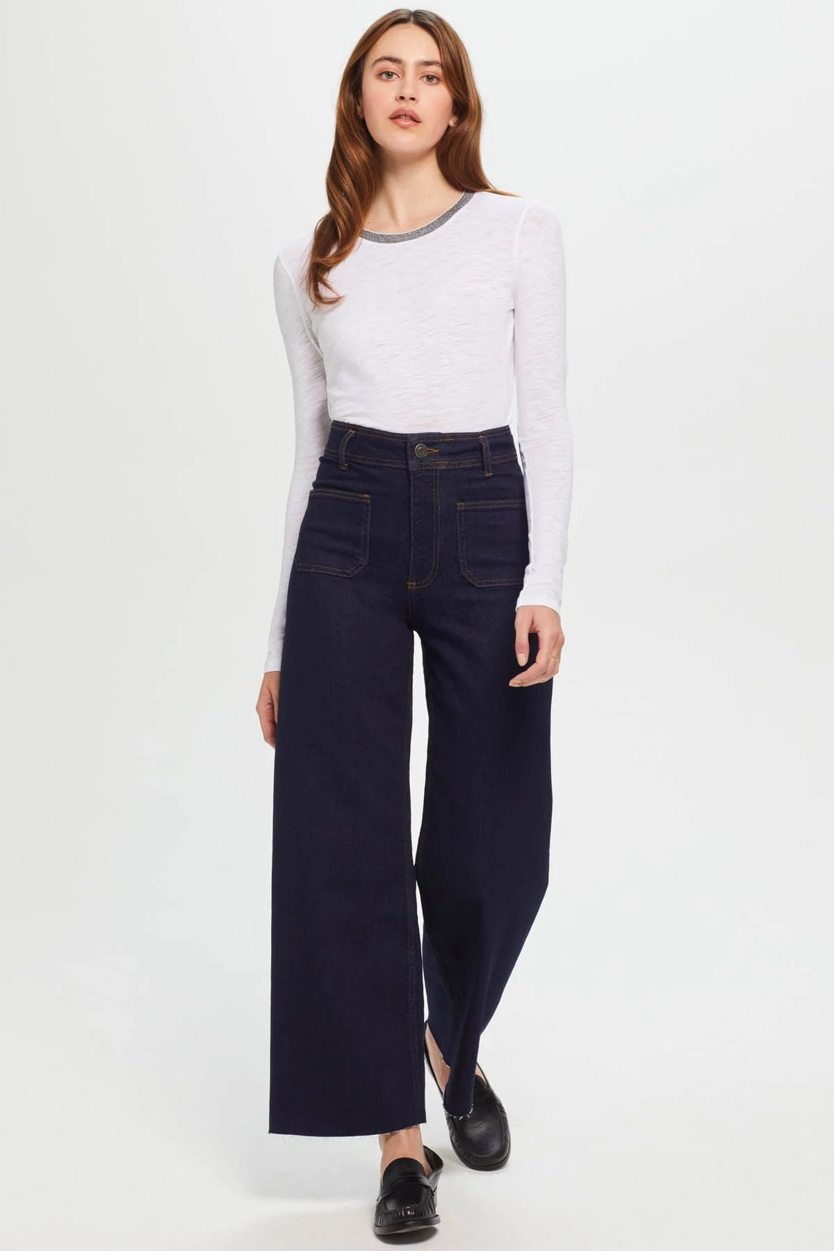 Long Sleeve Pav�� Ringer Tee