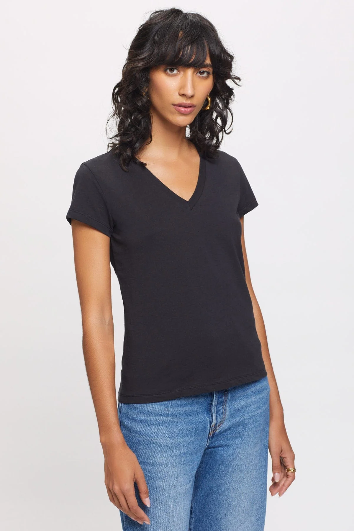 Organic V Neck Tee