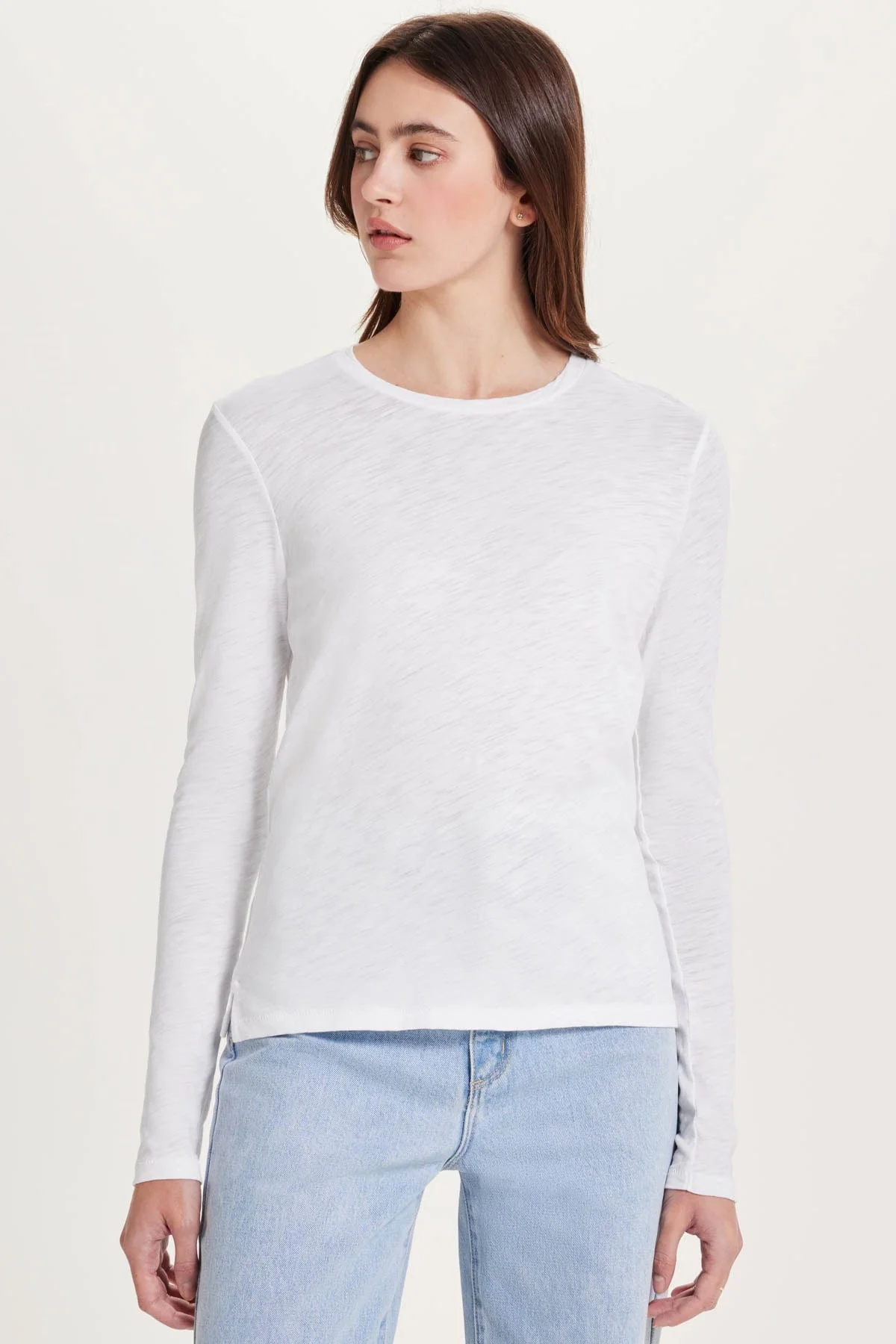 Signature Slub Long Sleeve Boy Tee