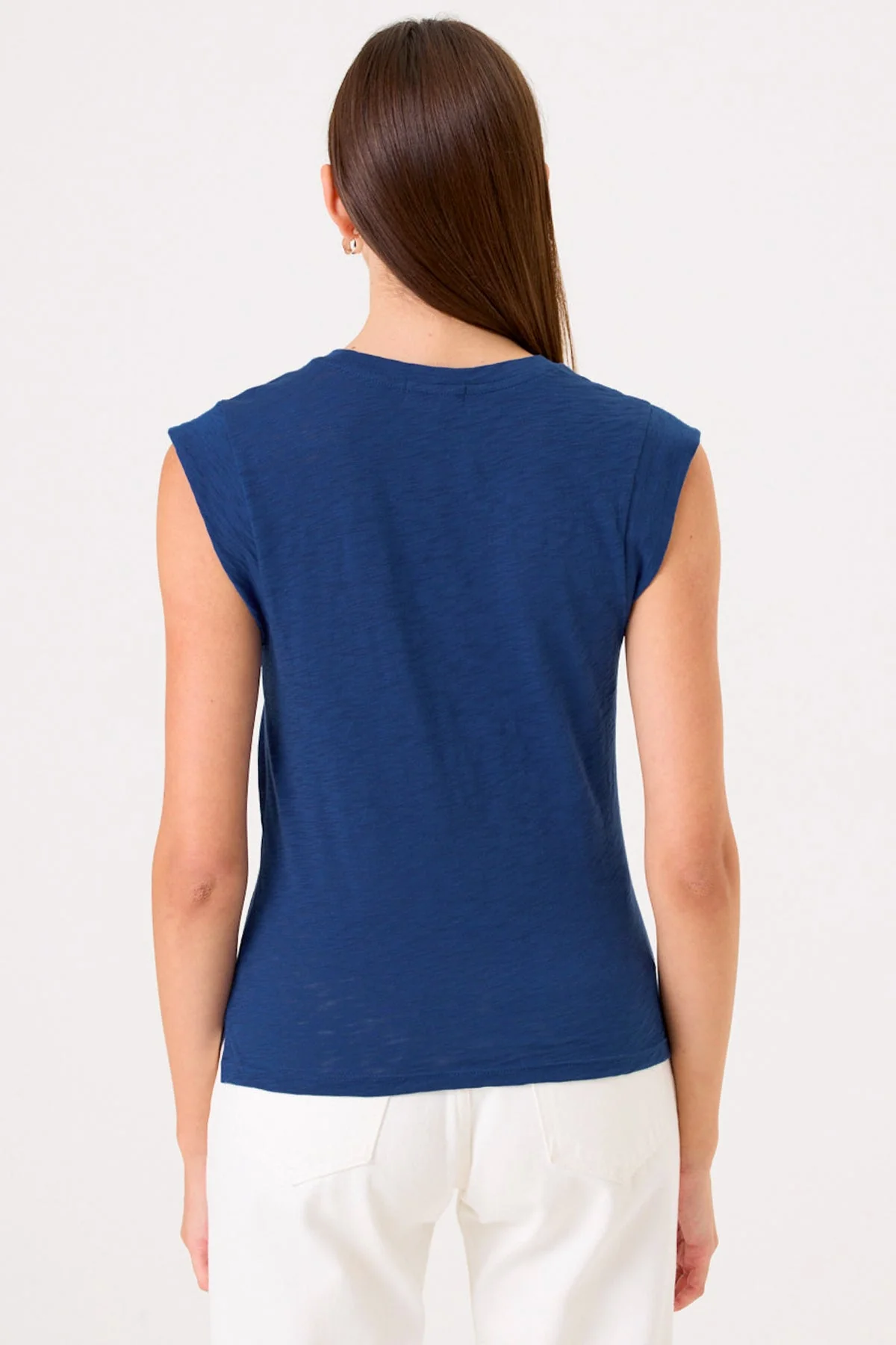 Signature Slub Cap Sleeve Tee