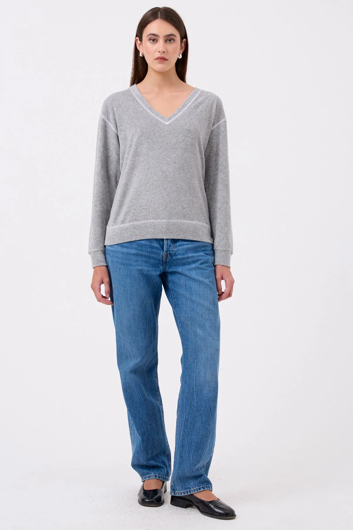 Life of Luxury V Neck Sweatshirt