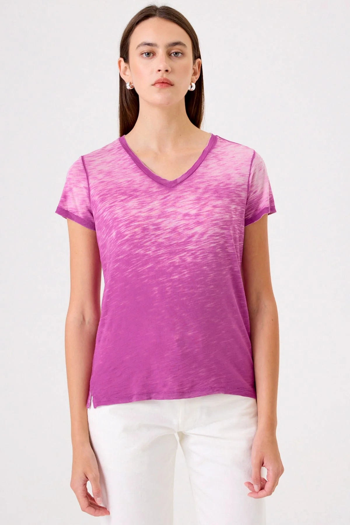 Sunrise V Neck Boy Tee