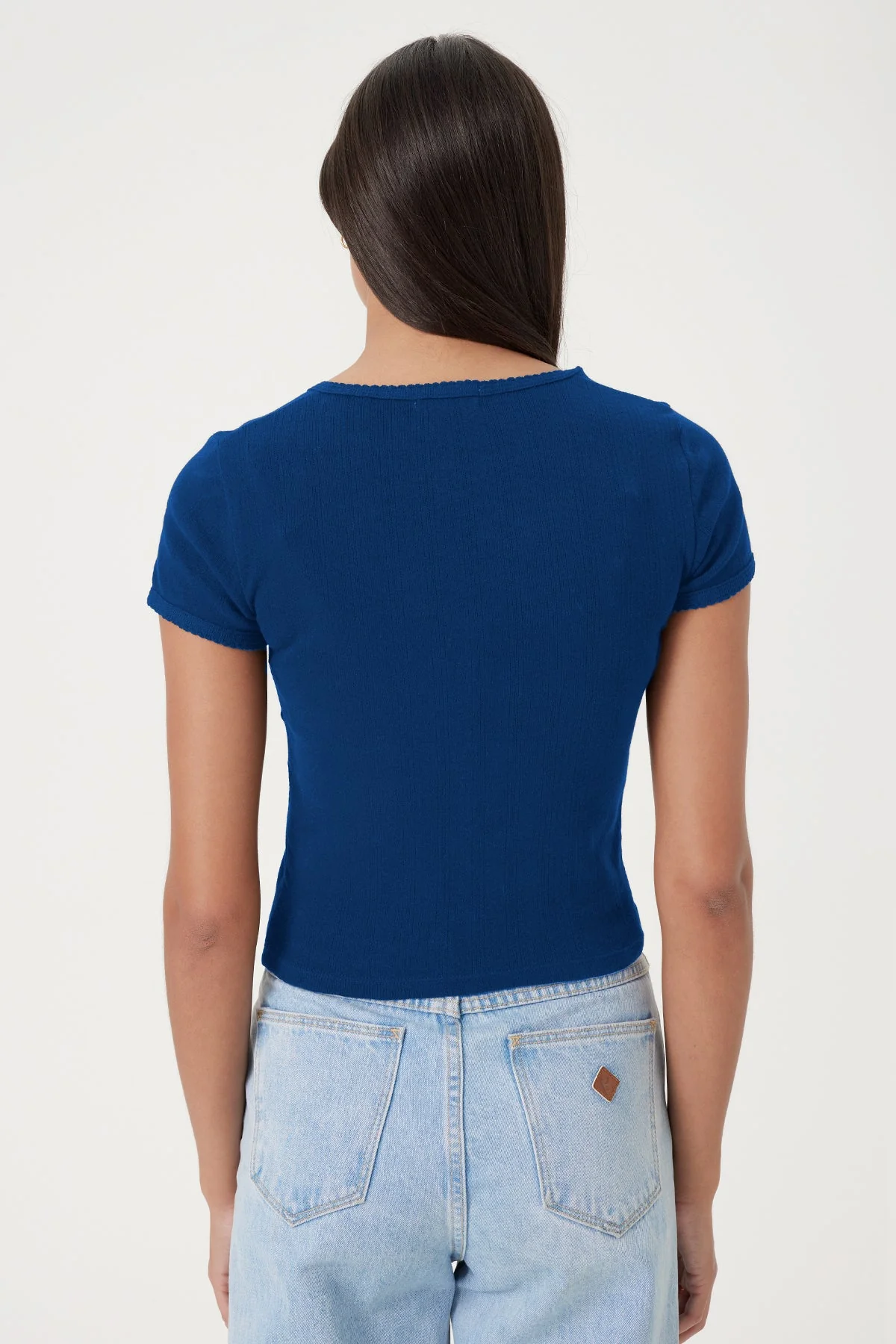 Pointelle Ellie Cropped Cardigan