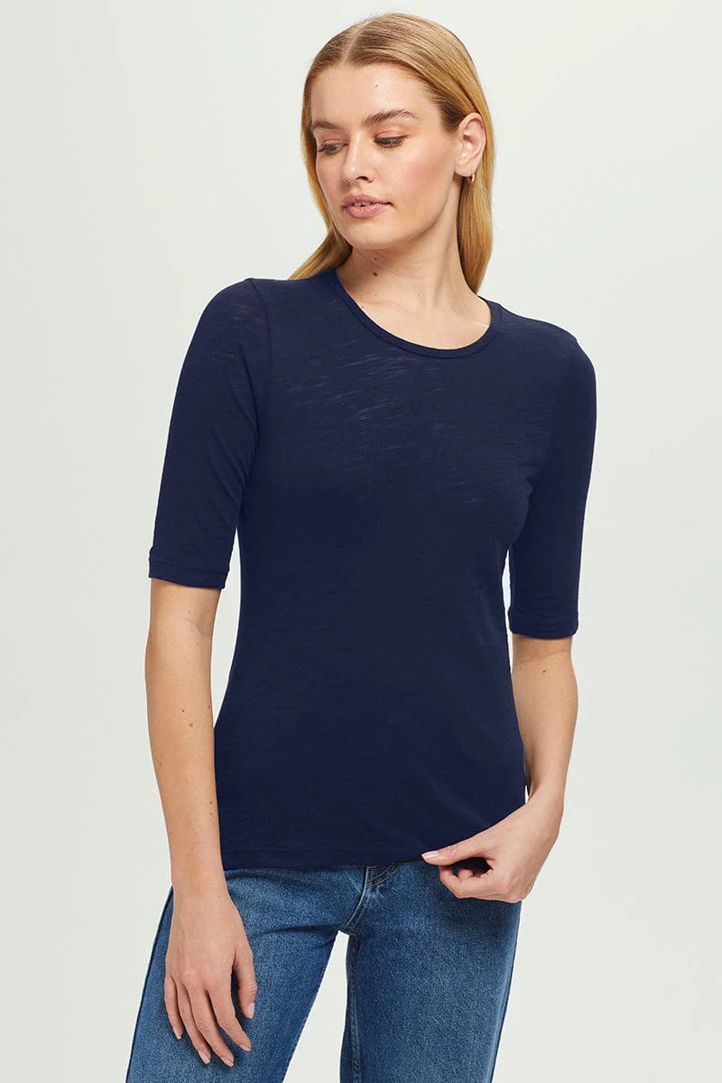 Signature Slub Half Sleeve Tee