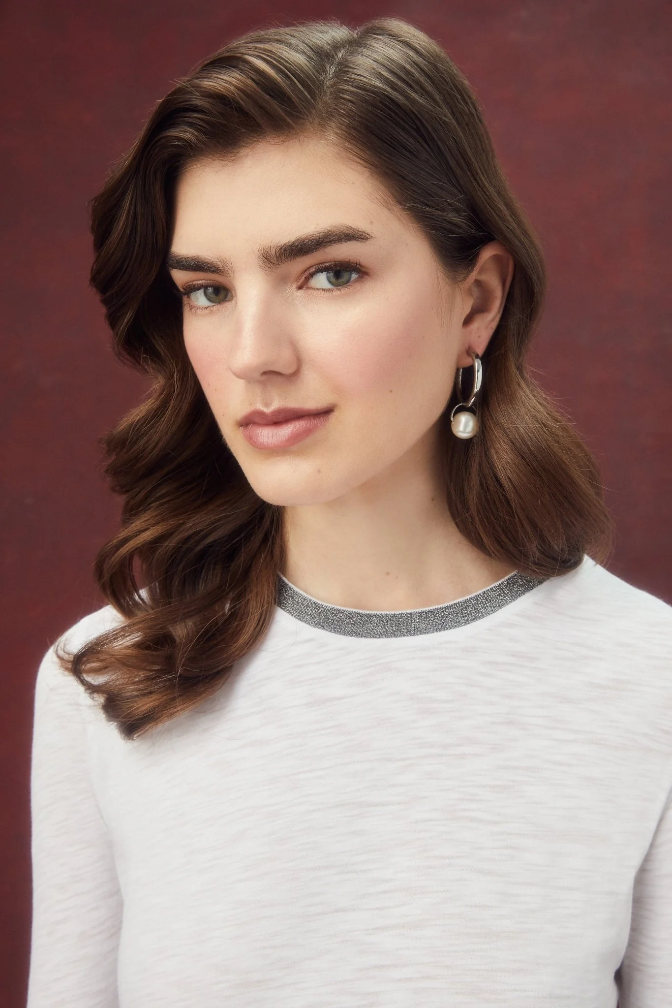 Long Sleeve Pav�� Ringer Tee