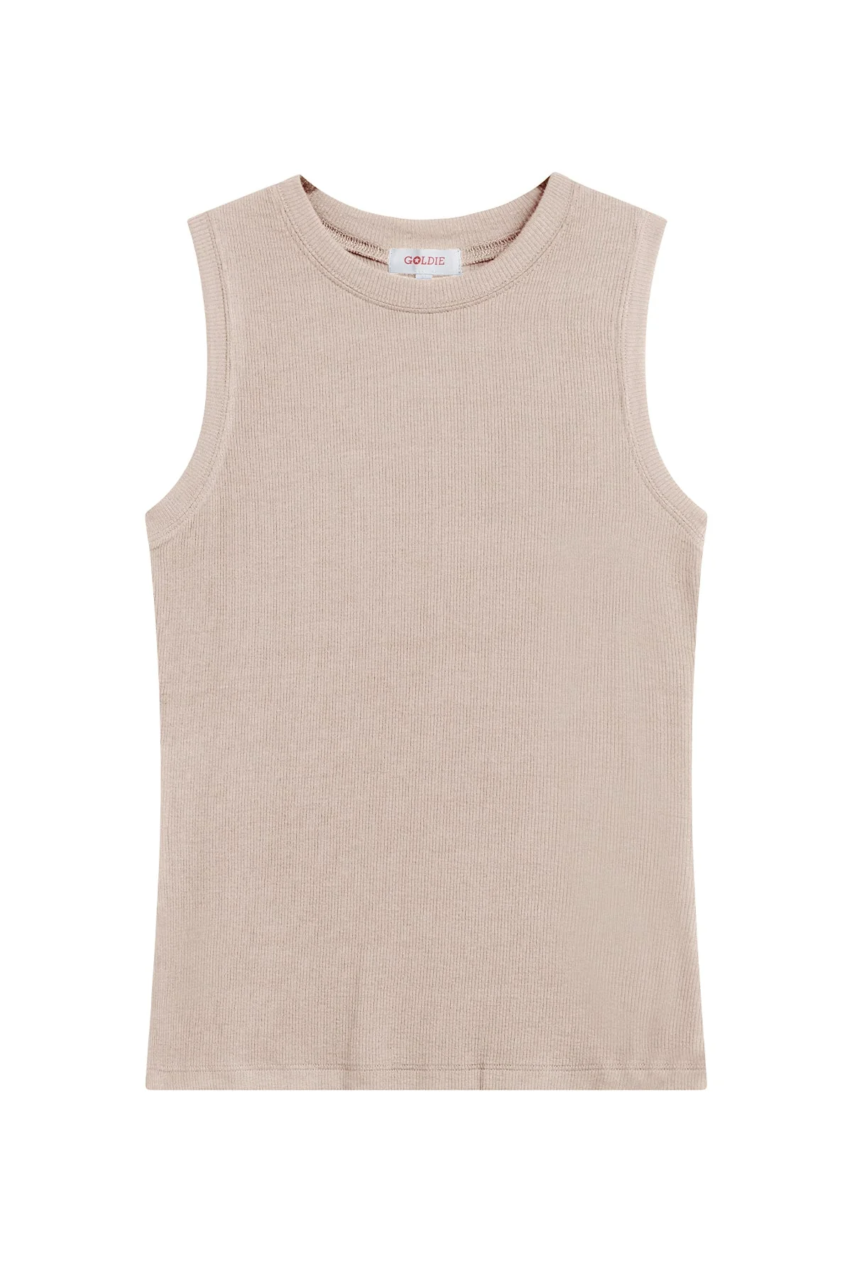Ribbed Sleeveless Tee