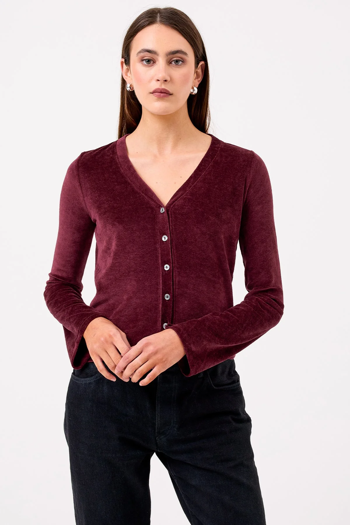 Velour Crush Cardigan