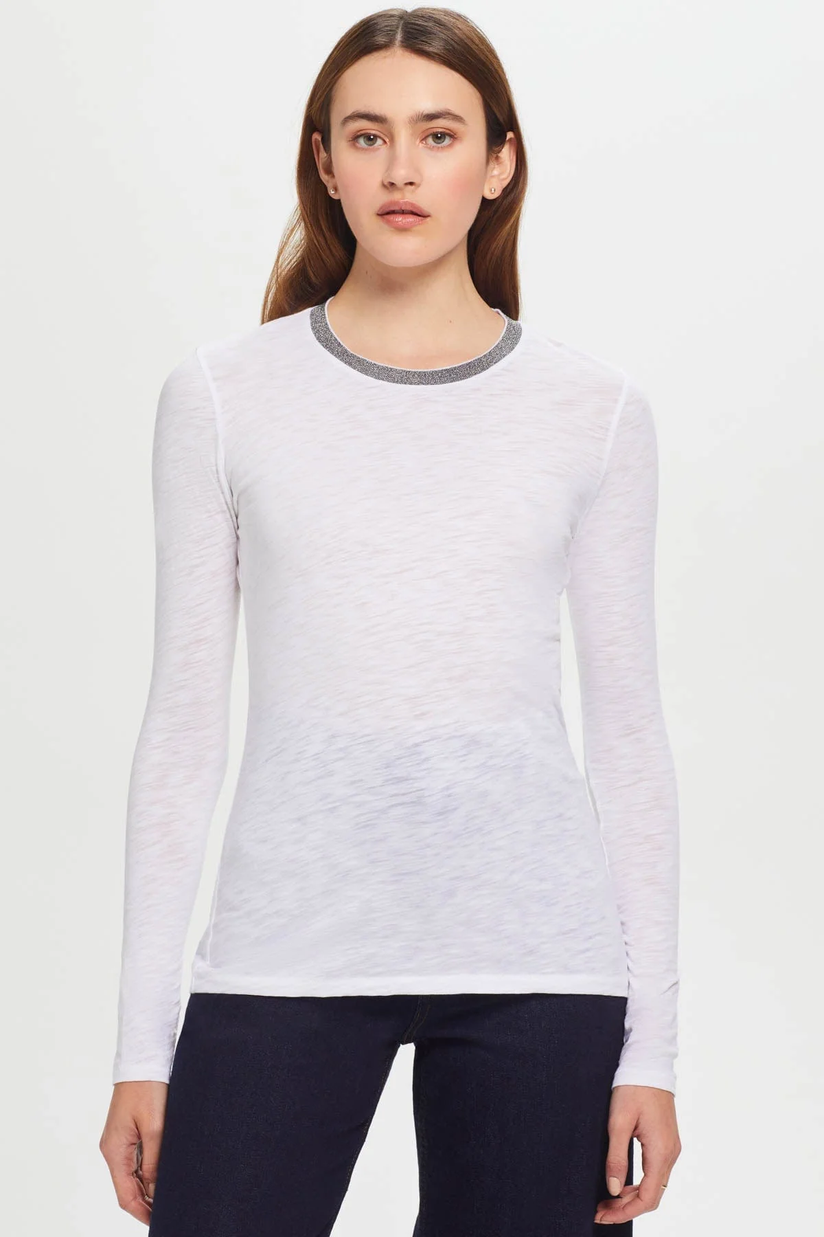 Long Sleeve Pav�� Ringer Tee