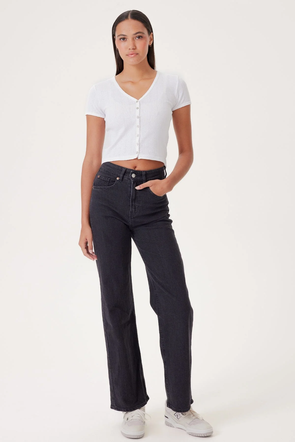 Pointelle Ellie Cropped Cardigan