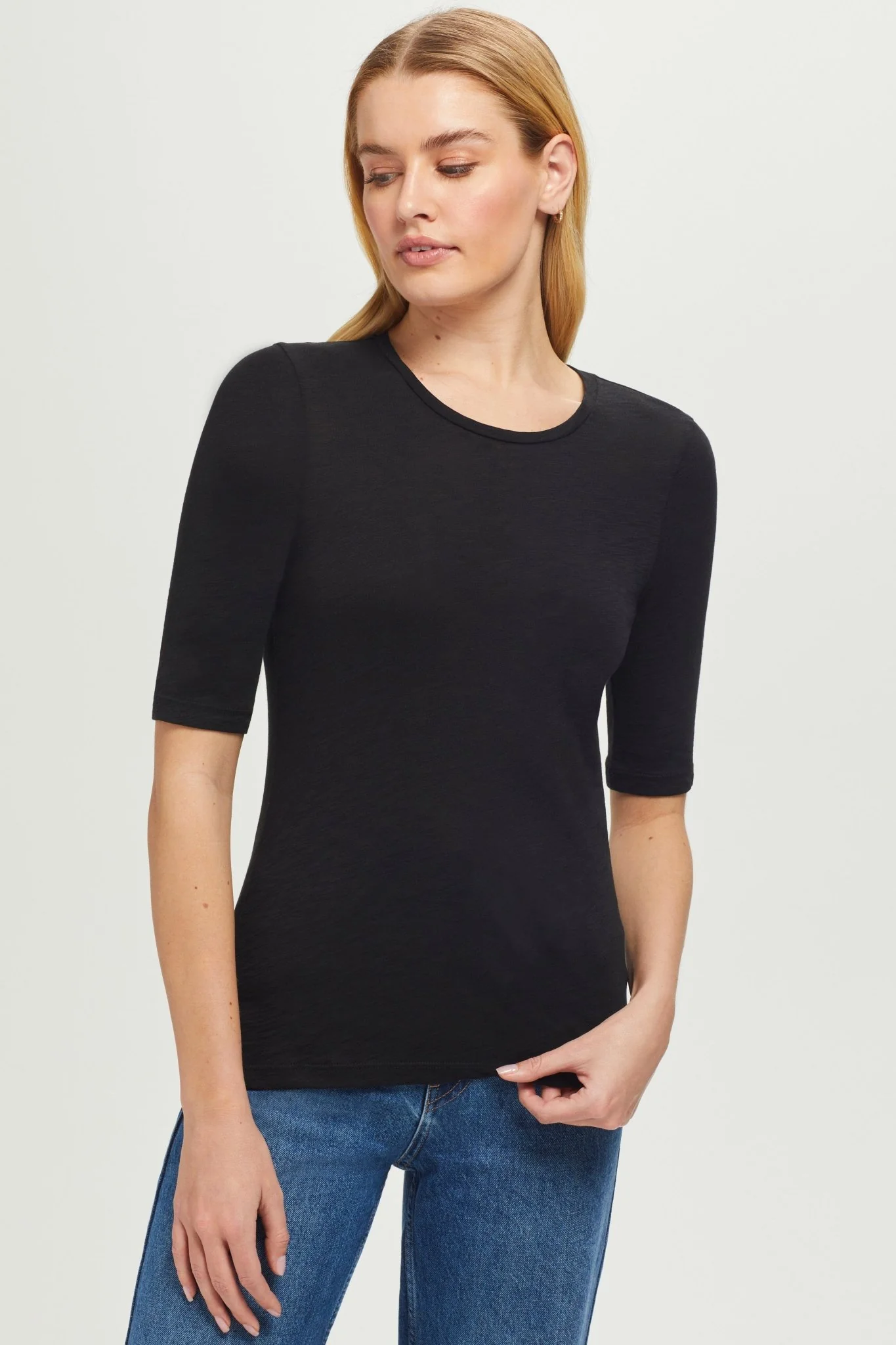 Signature Slub Half Sleeve Tee