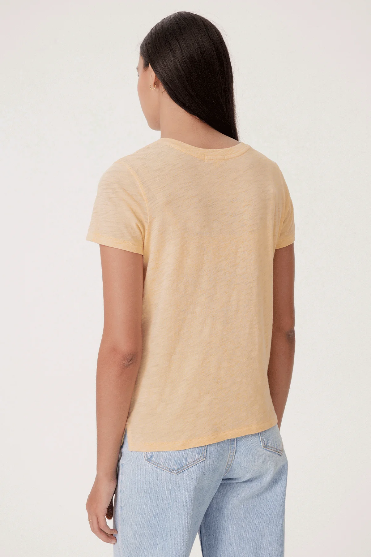 Signature Slub V Neck Boy Tee