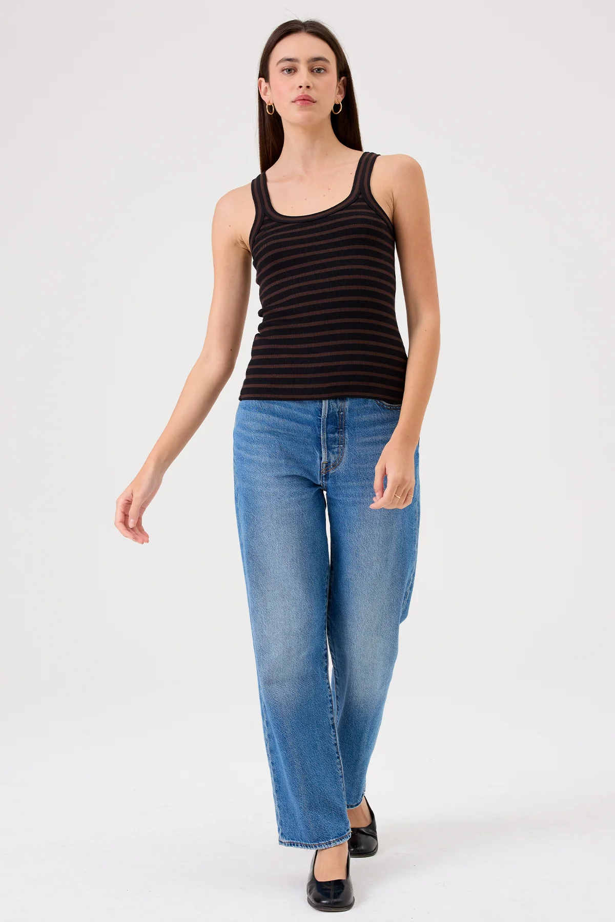 Angeline Striped Tank