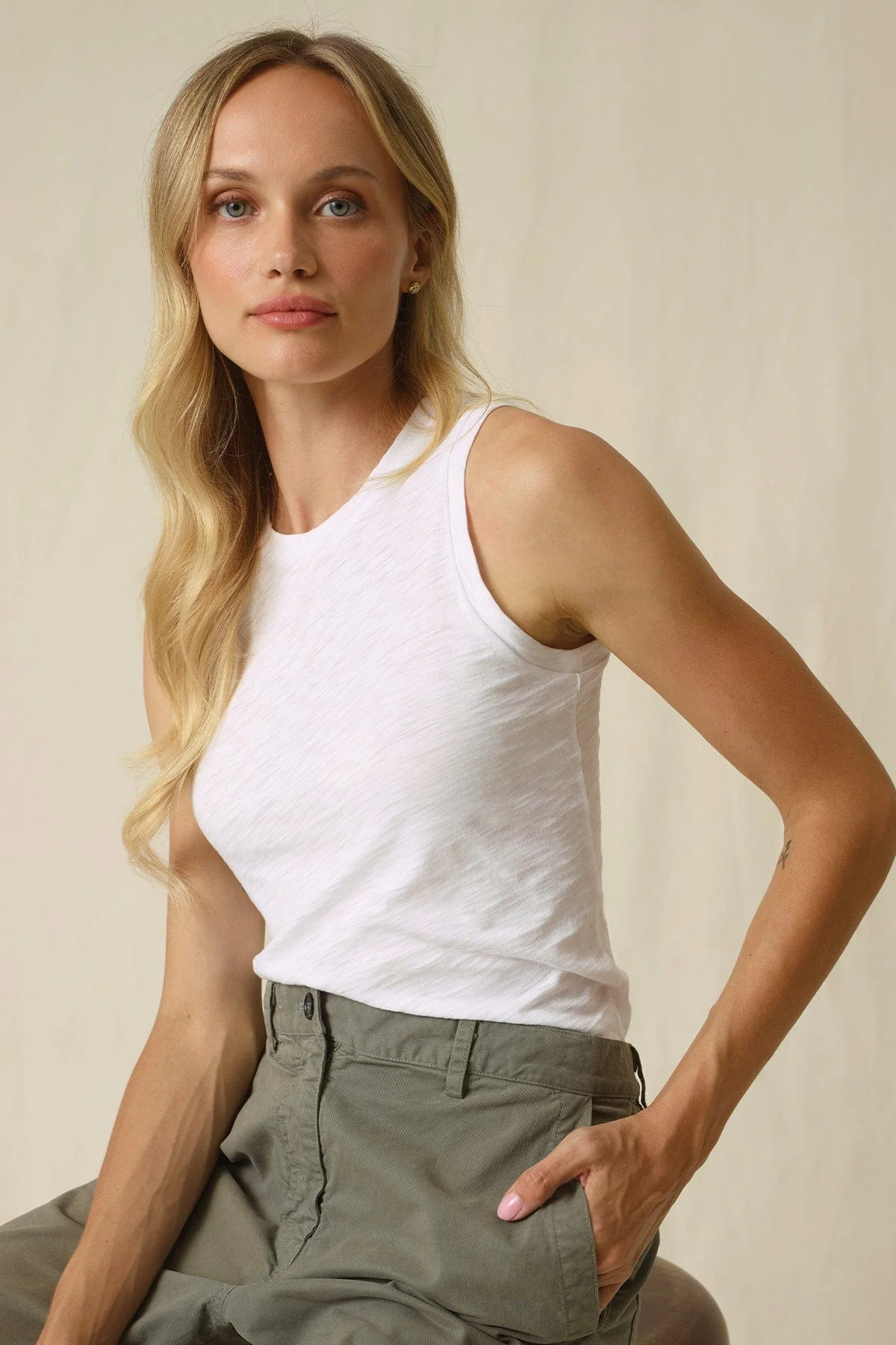 Signature Slub Crew Tank