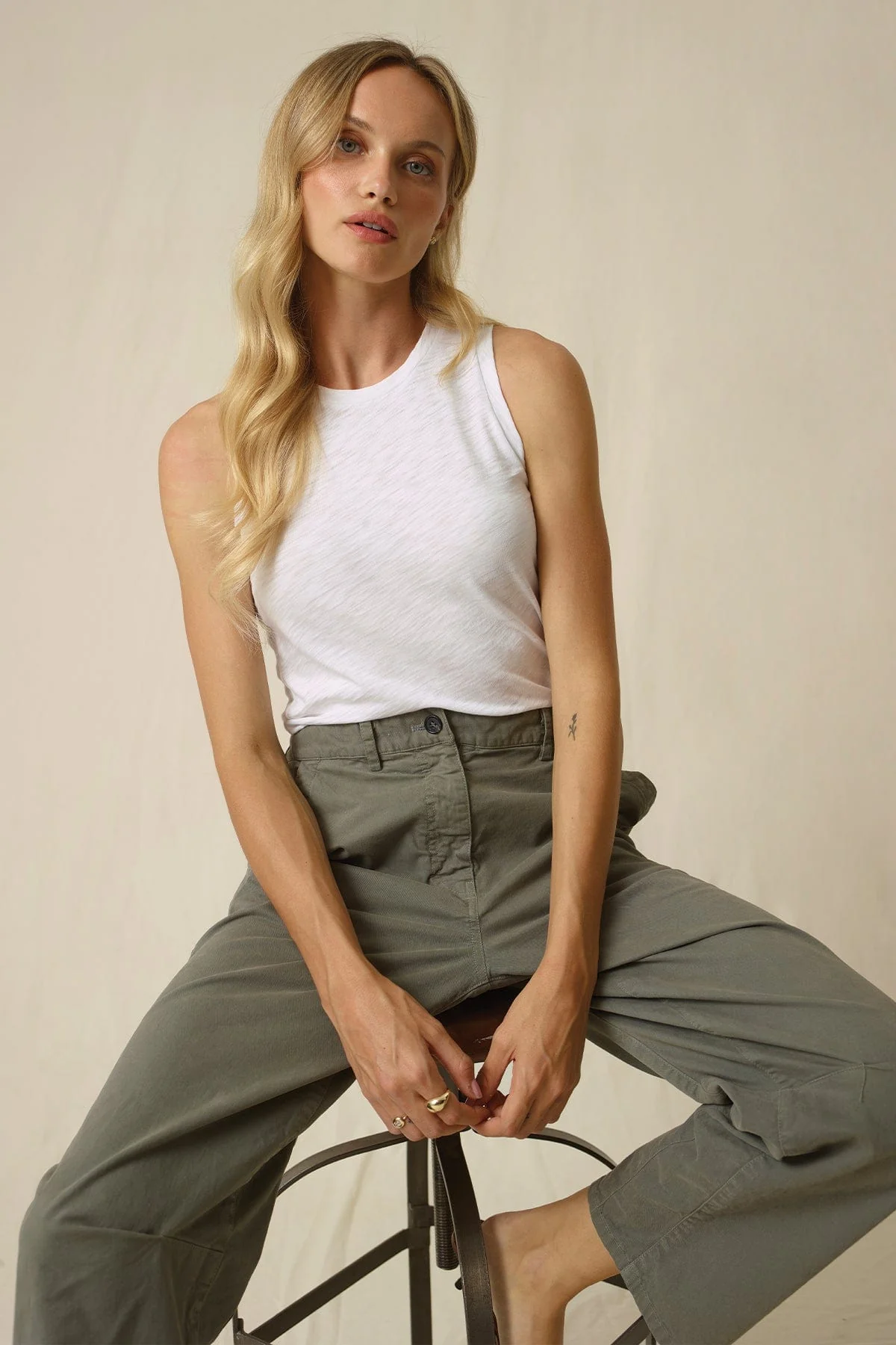 Signature Slub Crew Tank