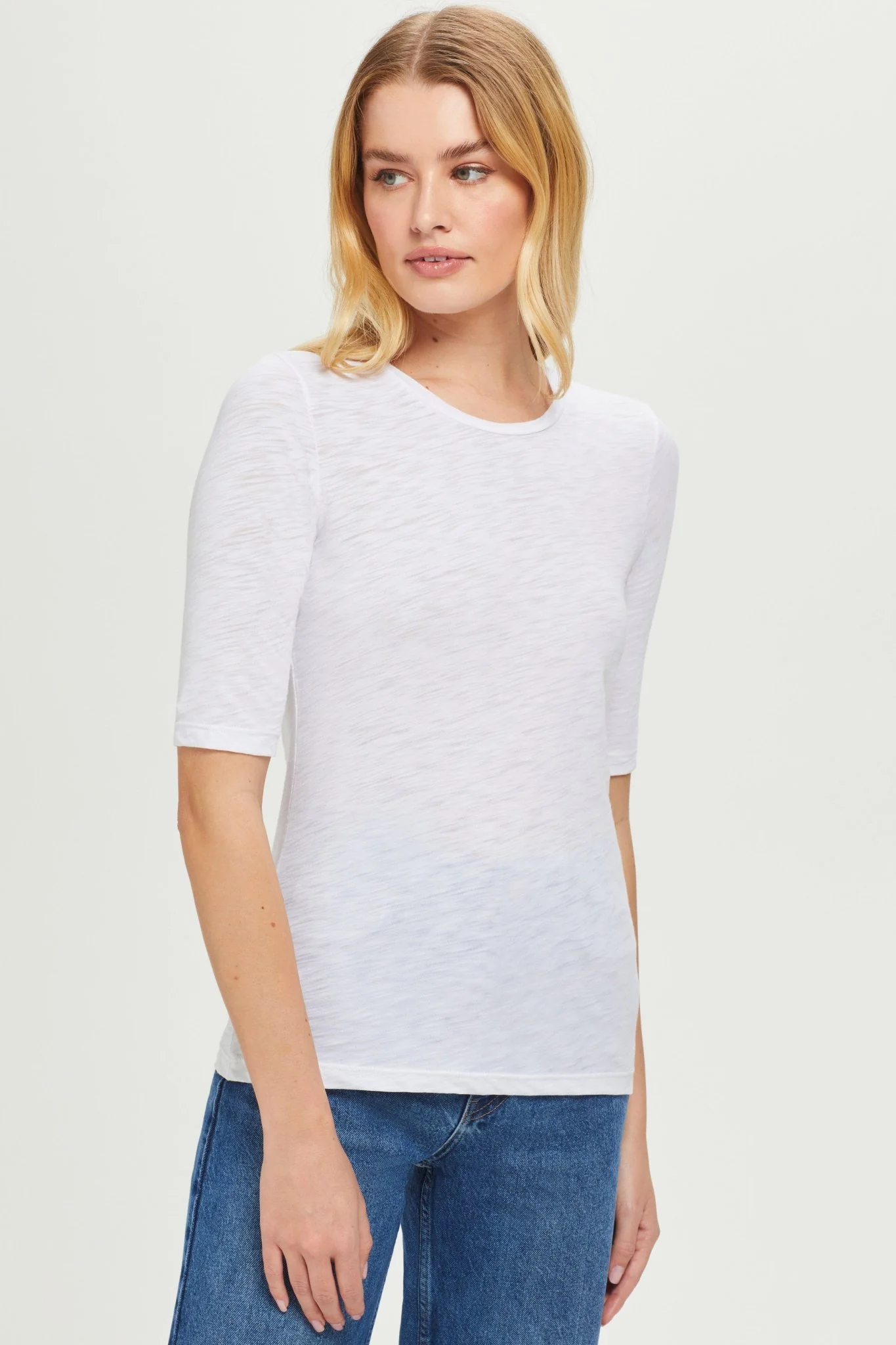 Signature Slub Half Sleeve Tee