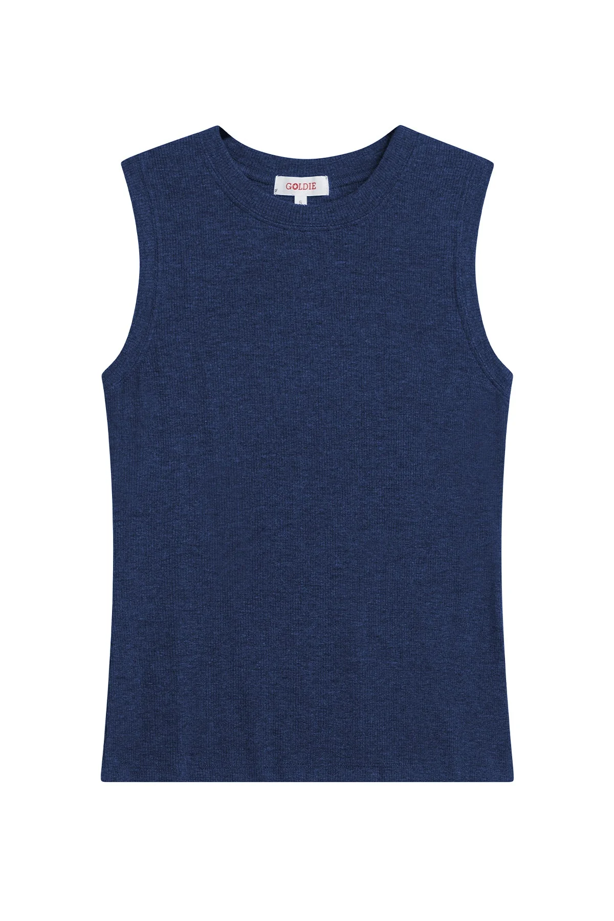 Ribbed Sleeveless Tee
