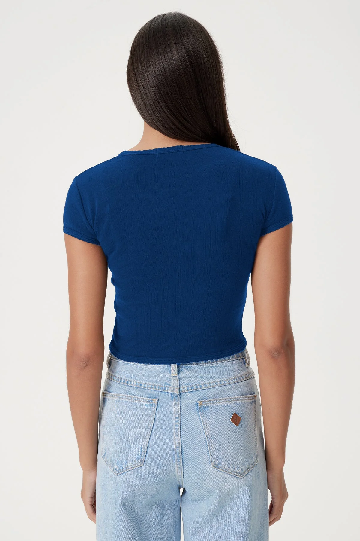 Pointelle Ellie Baby Tee