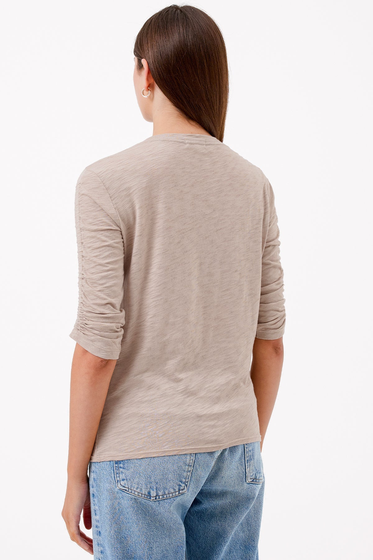 Ruched Half Sleeve Tee