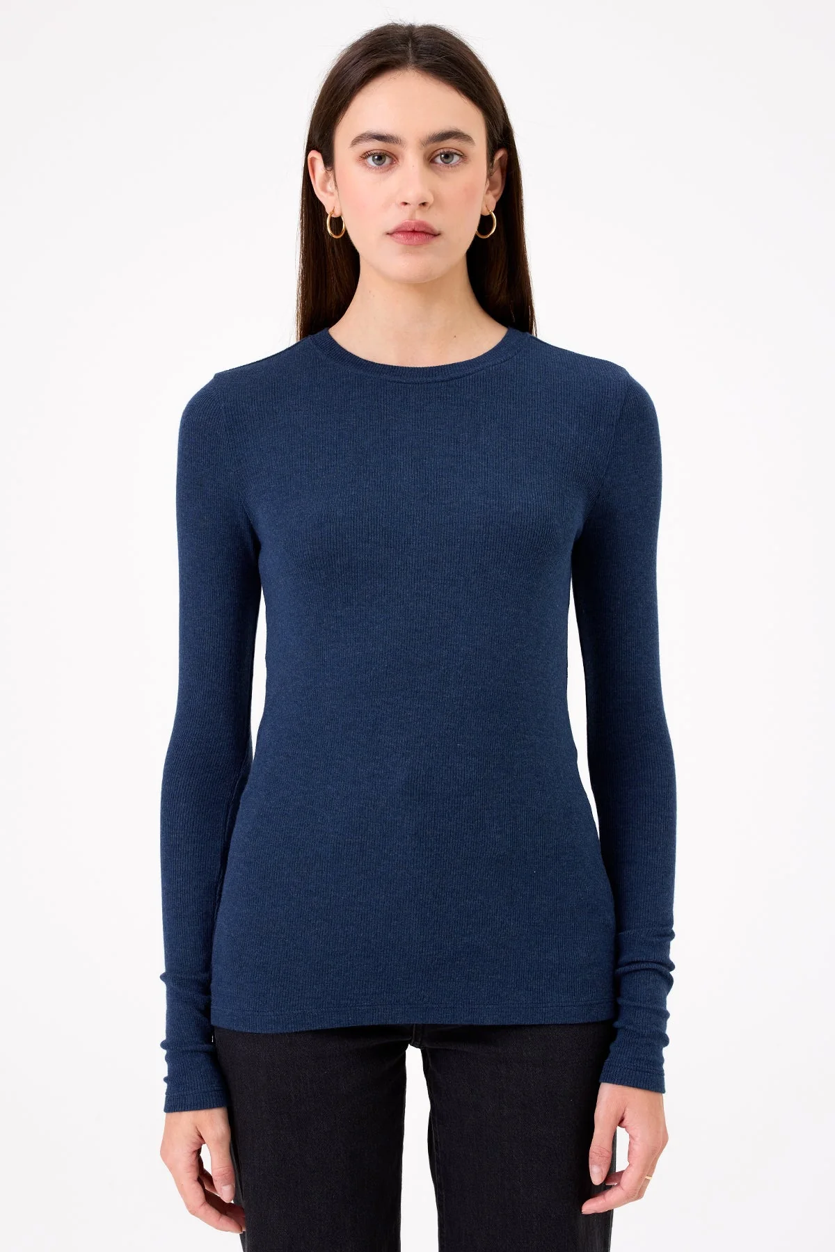 Ribbed Long Sleeve Tee