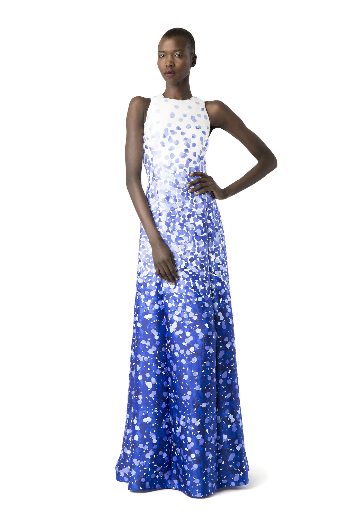 Halter Neck Long Gown