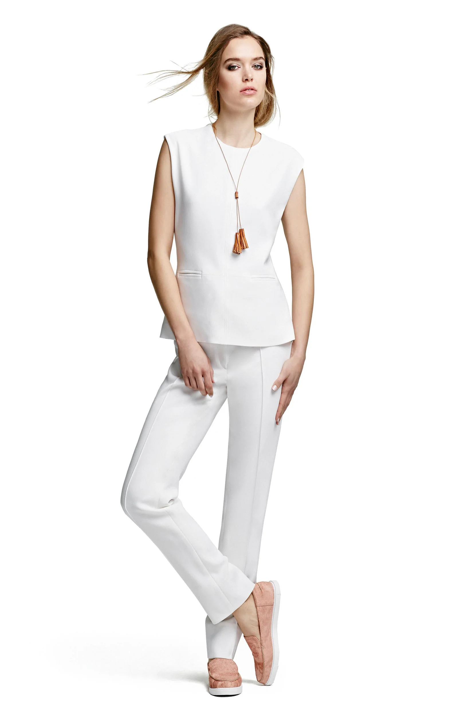 Pencil Pant with Front Stitch Pick Detail