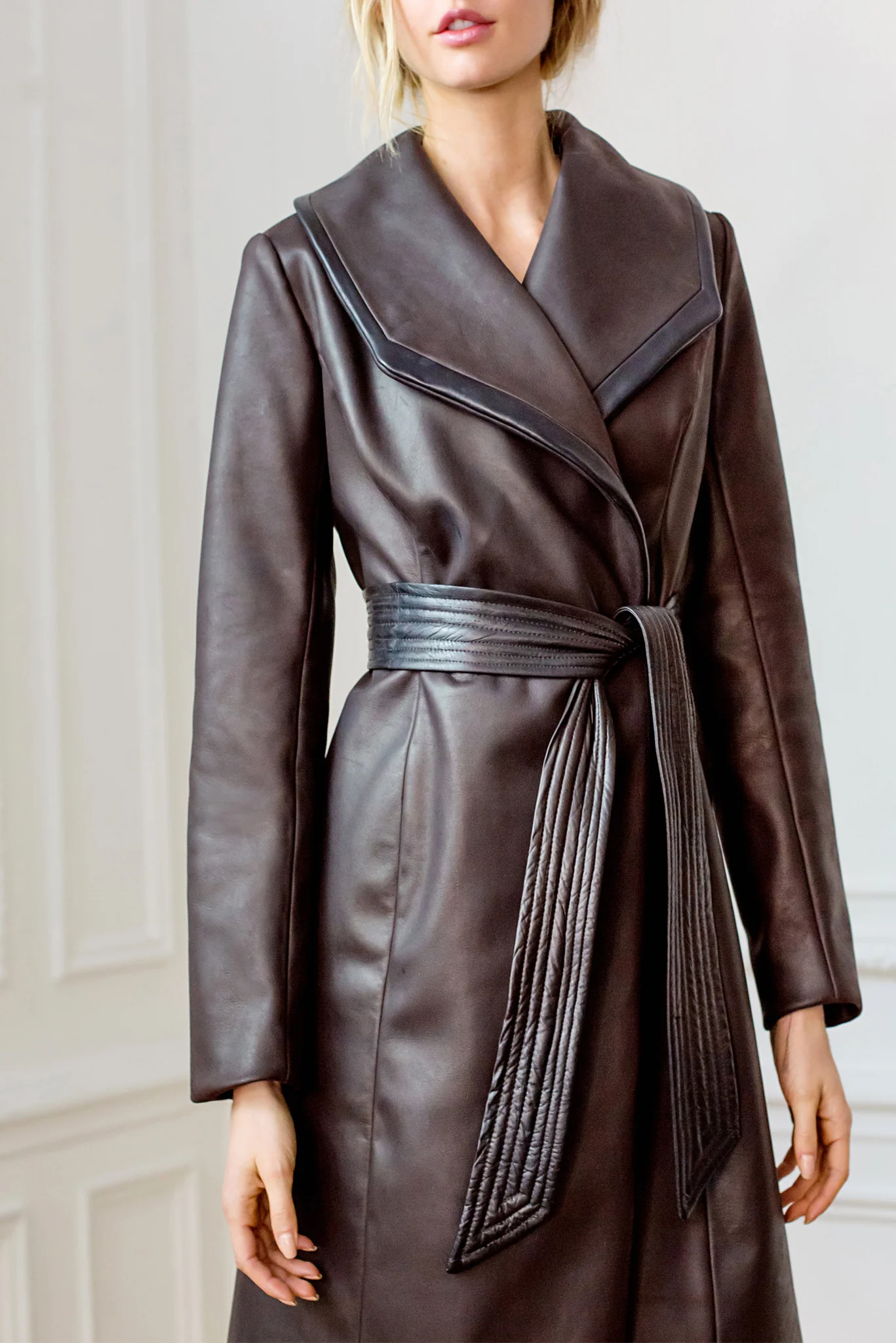 Trouve Leather Coat