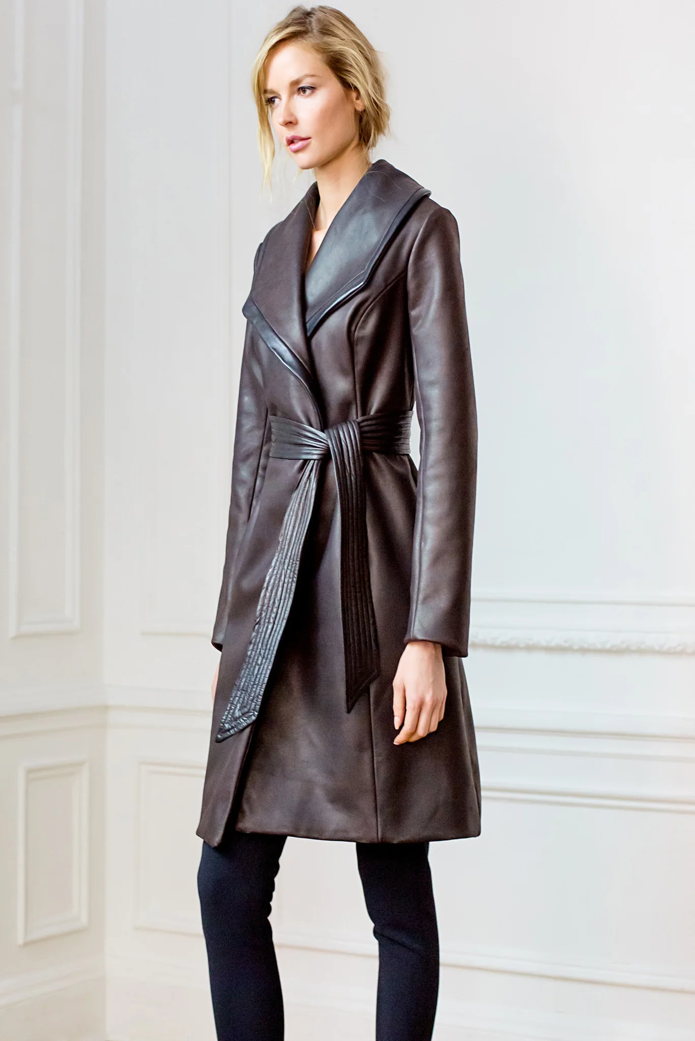 Trouve Leather Coat