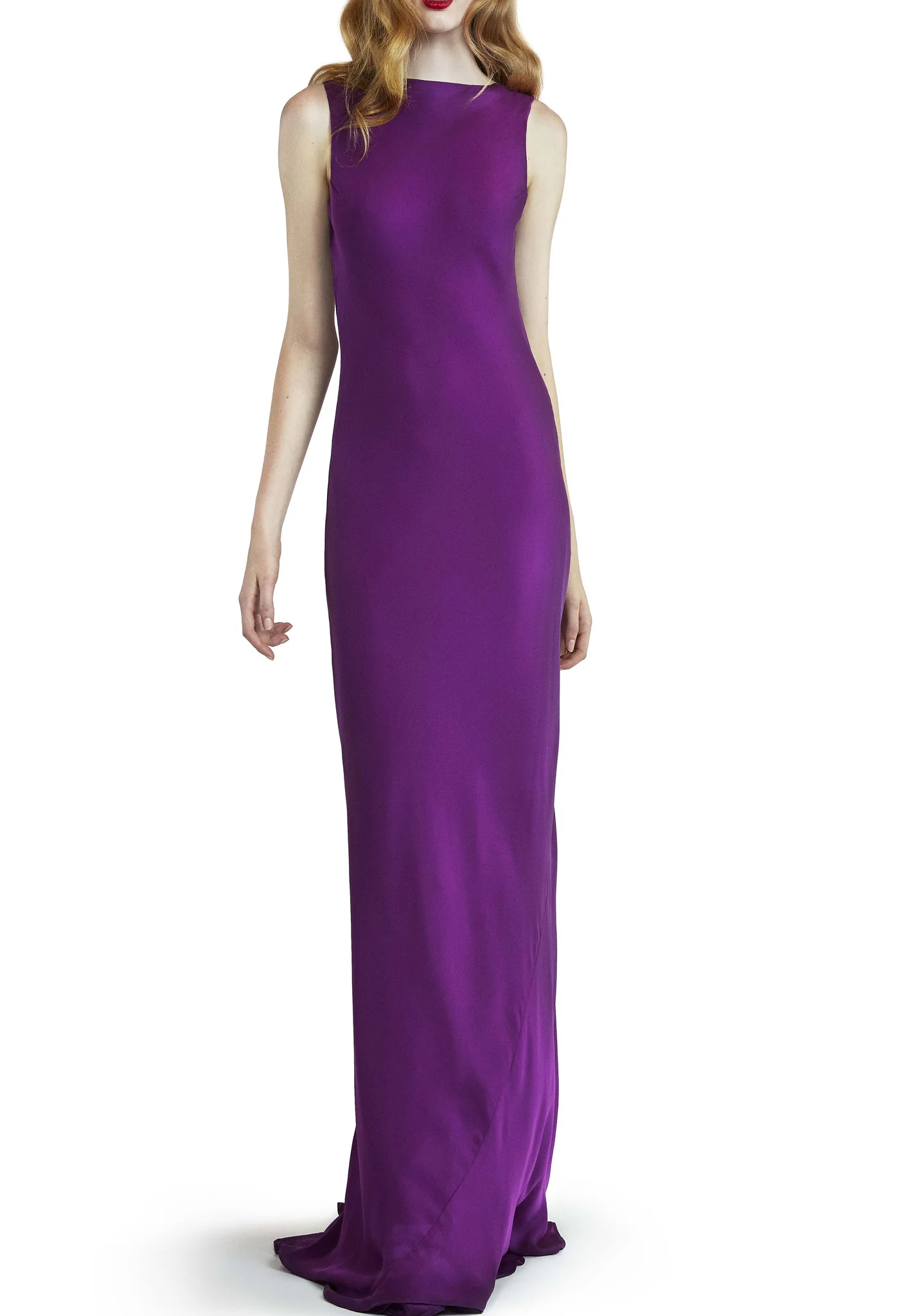 Bias Gown with Back V Detail