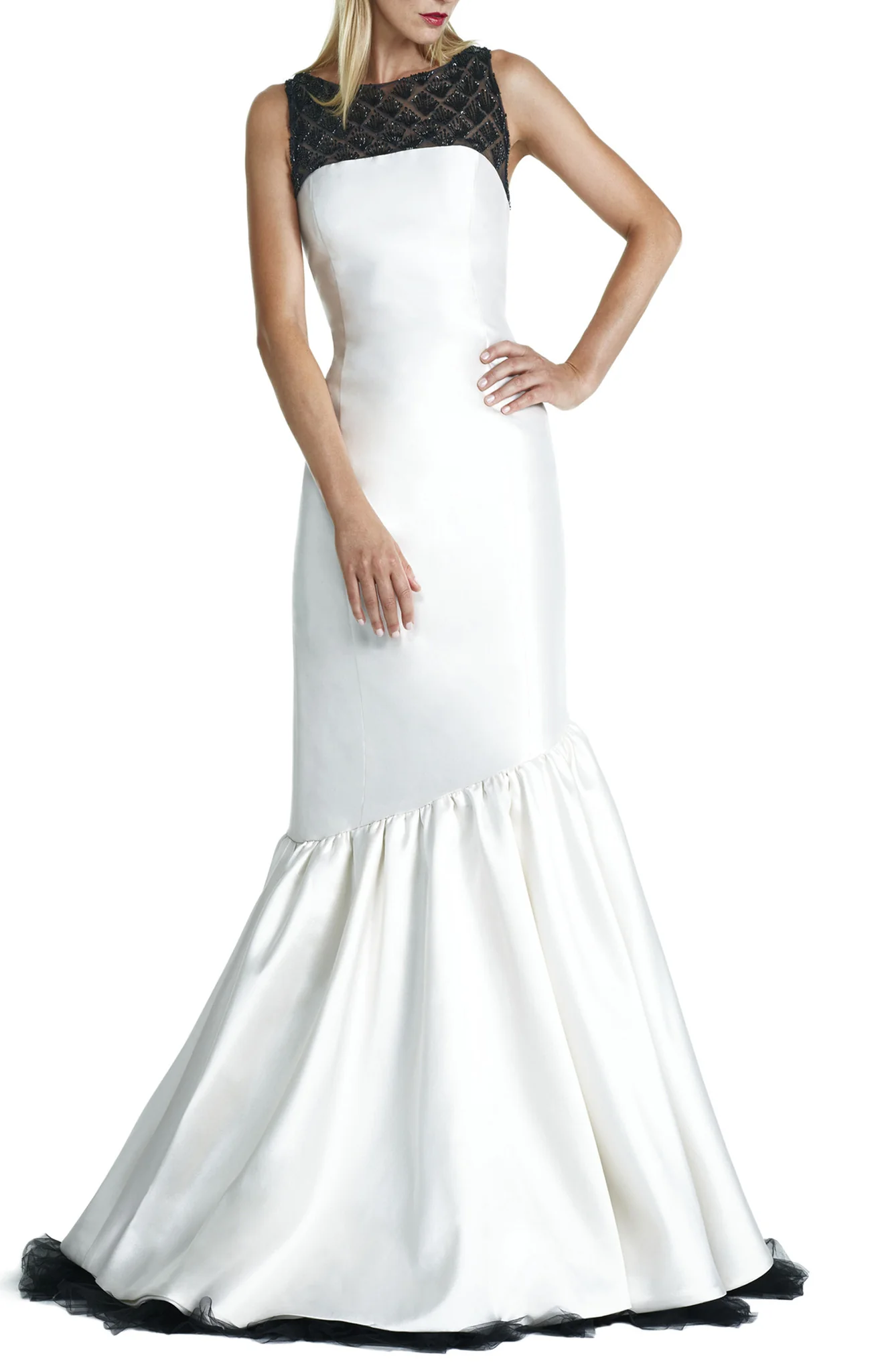 Asymmetrical Skirt Gown