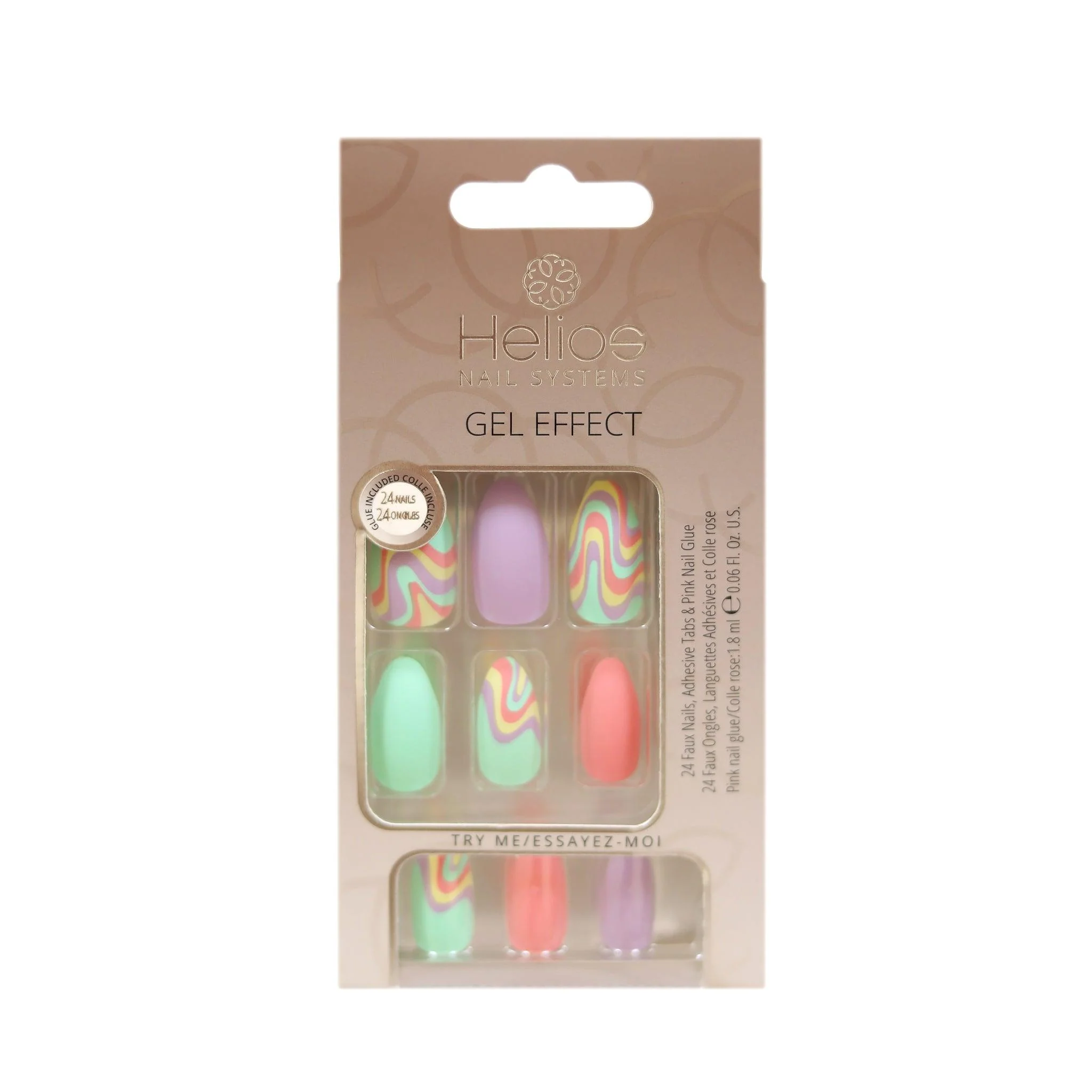 GEL EFFECT ARTIFICIAL NAILS