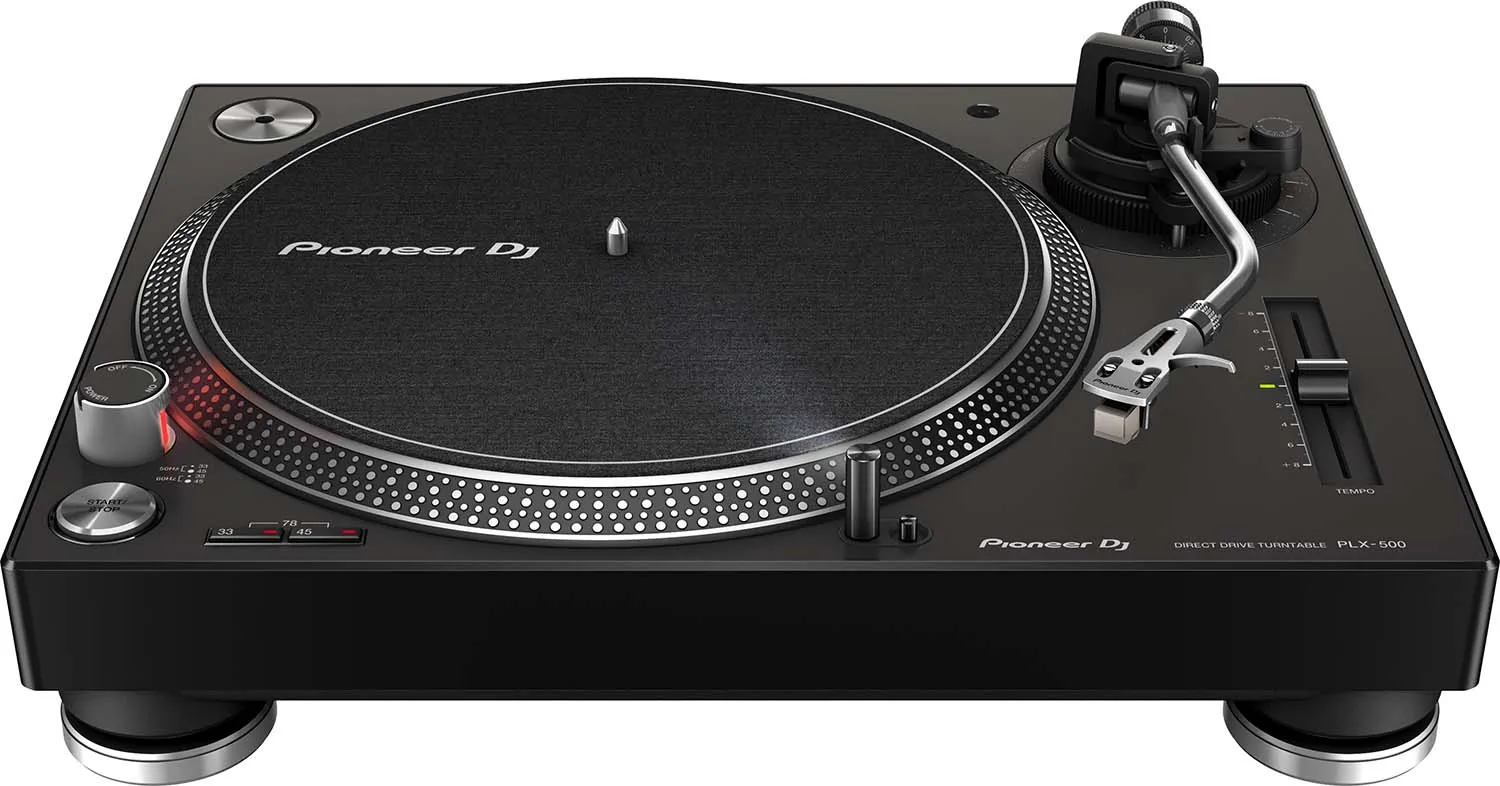 B-Stock: Pioneer DJ PLX-500-K High Torque, Direct Drive Turntable - Black