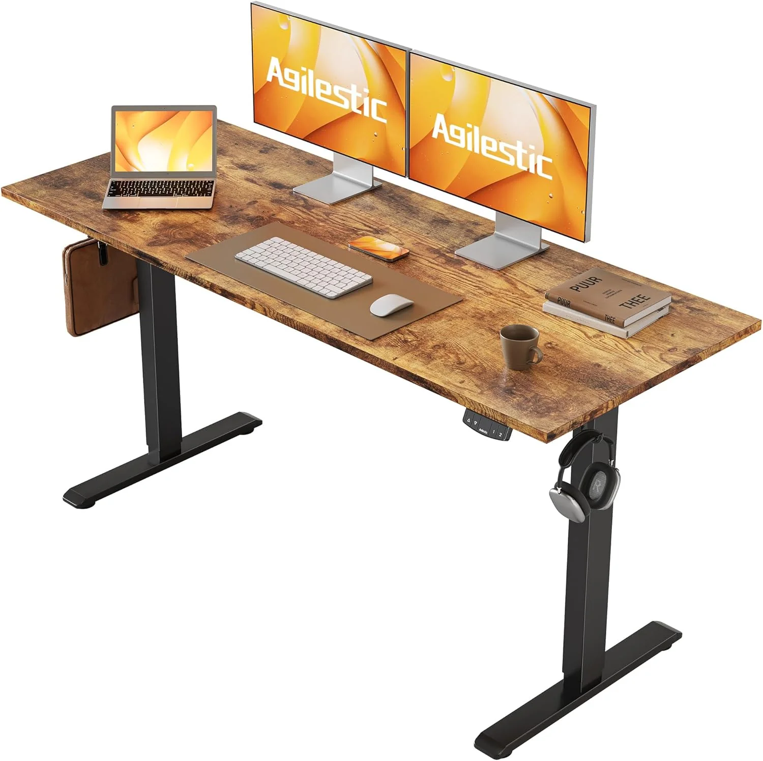 Electric Standing Desk 48 x 24 Inches Height Adjustable Desk
