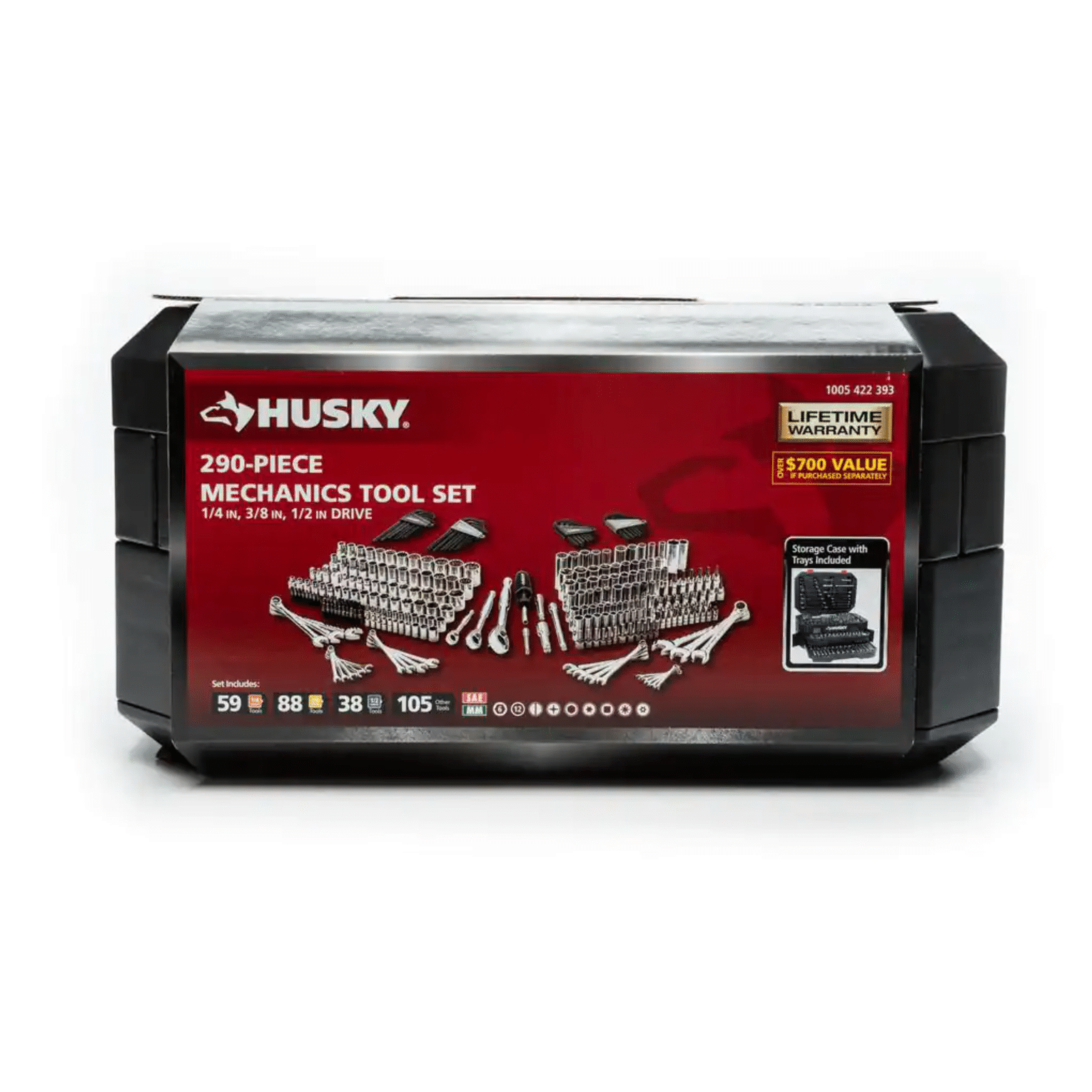 Husky Mechanics Tool Set? 290-Piece (H290MTS)