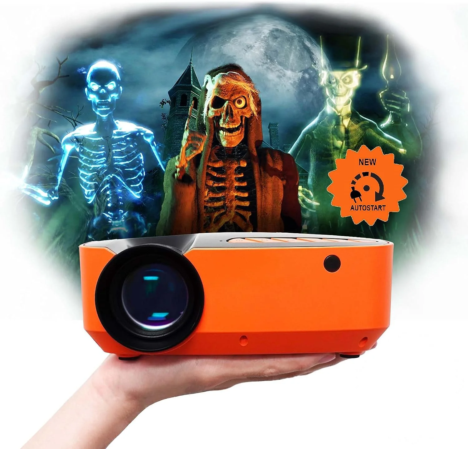 2025 Halloween Projector (2023 Upgrade) for Haunted Windows