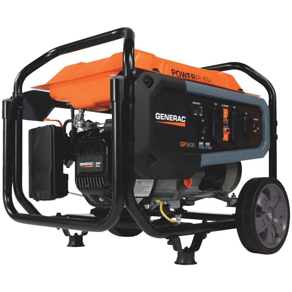 Generac 7677 – GP3600 3600 Watt Portable Generator, 49-State./CAN