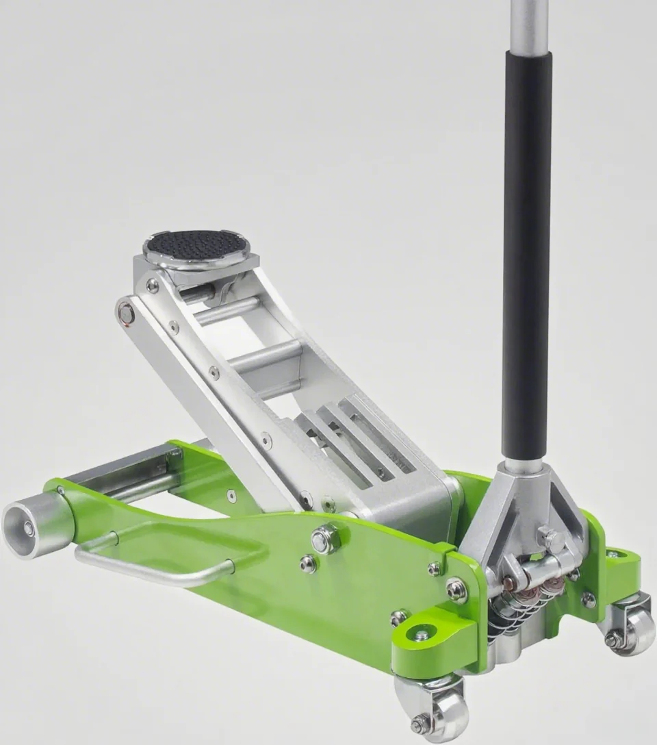 Tools 3-Ton Quick Rise Aluminum Floor Jack with Dual Pump Pistons & Reinforced Lifting Arm