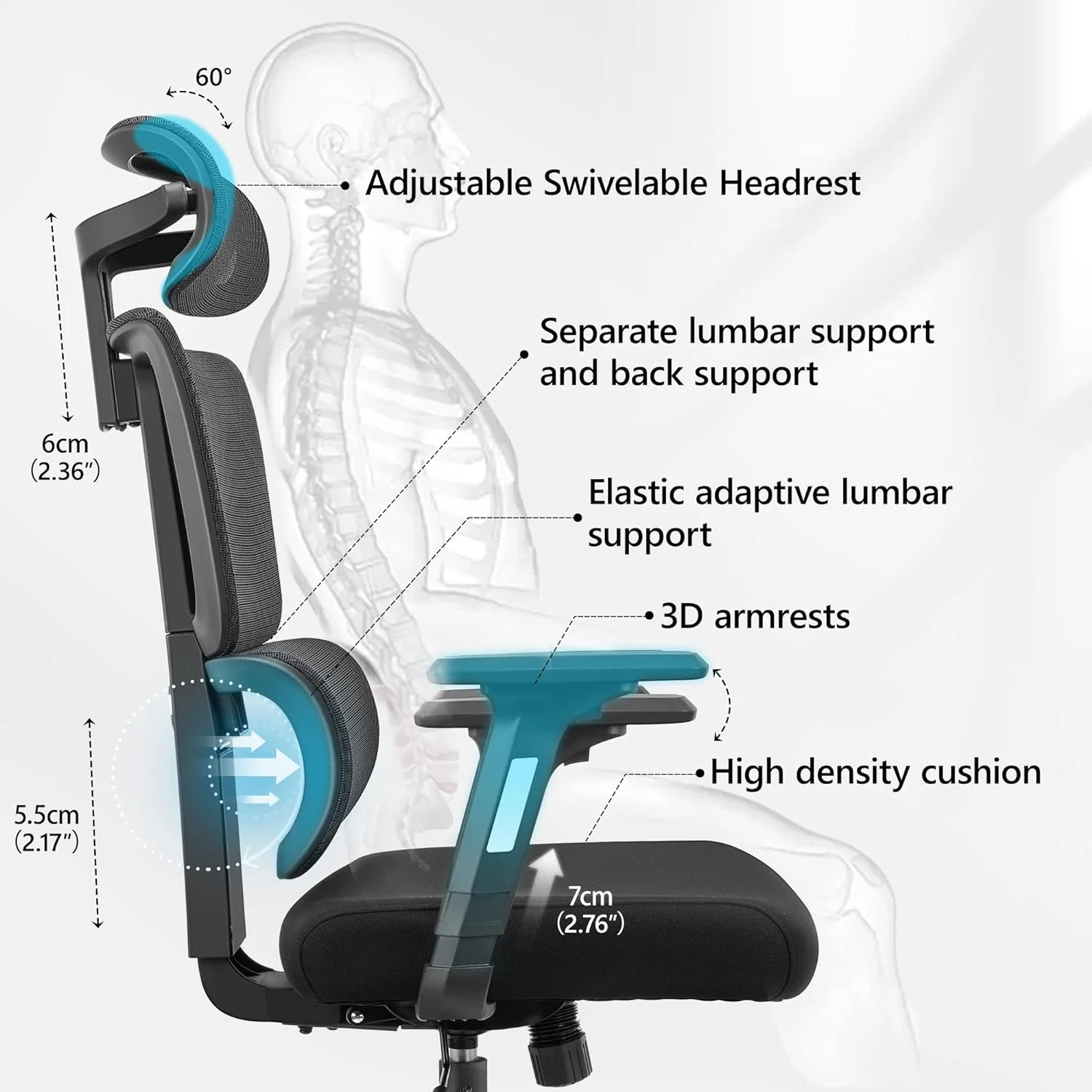 2025 Gaming chair ergonomic office chair