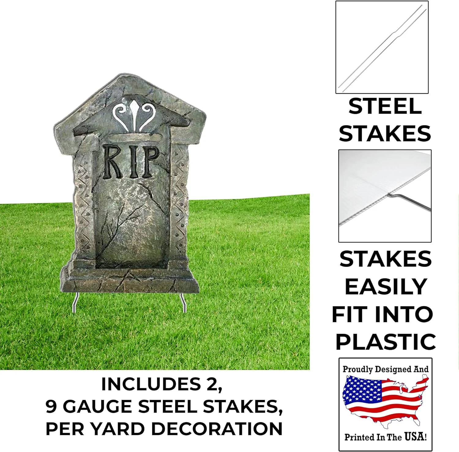 2025 12 Halloween Tombstones for Halloween Cemetery