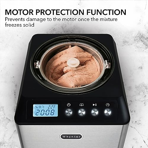 Whynter ICM-201SB Upright Automatic Ice Cream Maker with Built-in Compressor