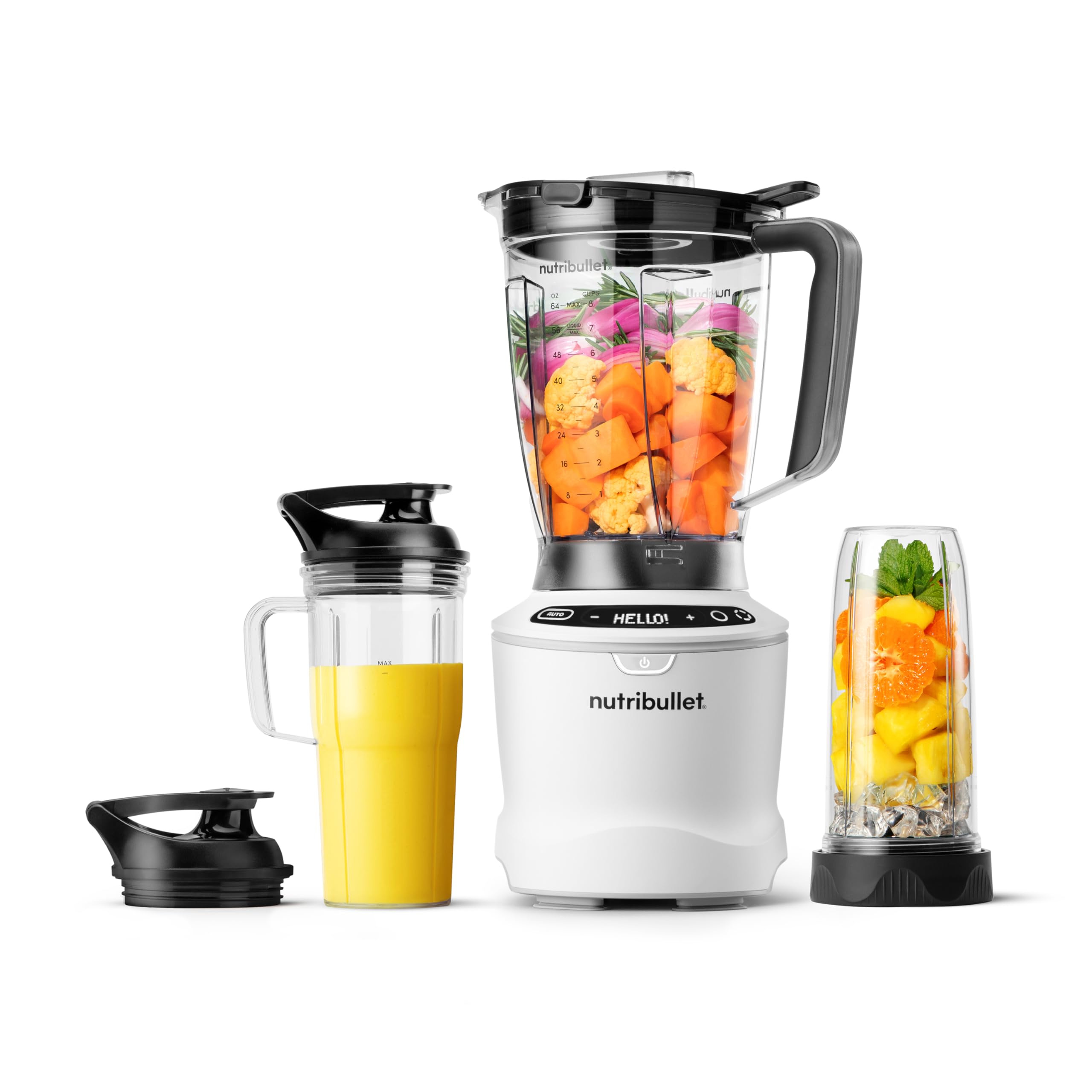 nutribullet SmartSense Blender Combo, 1400 Watt Gunmetal