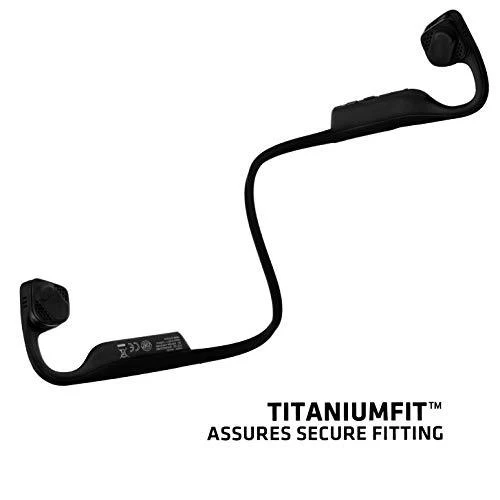 Titanium Bone Conduction Wireless Bluetooth Headphones, Black