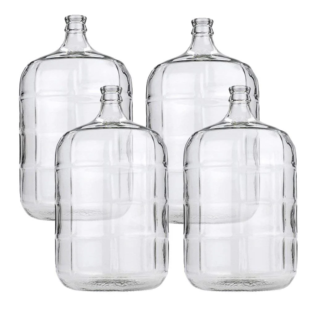2025 4 X 5 Gallon Glass Carboy For Beer or Wine Making